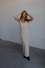 Lane Maxi Dress in Oat