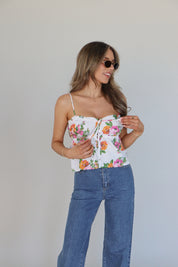 Monroe Floral Top