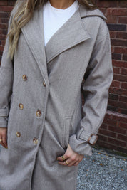 Ayla Herringbone Coat