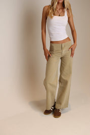 Beckett Low Rise Khaki Jean