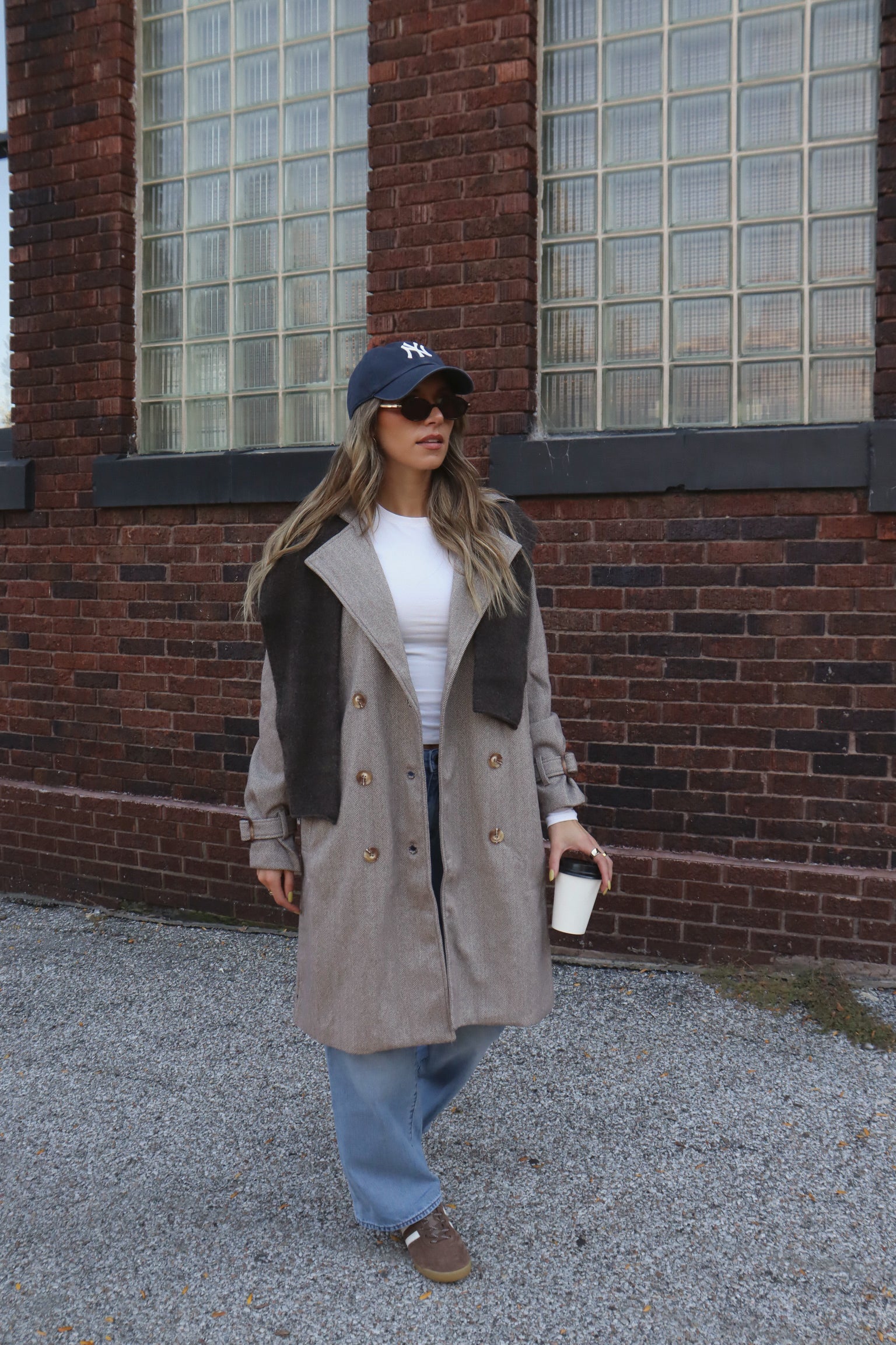 Ayla Herringbone Coat