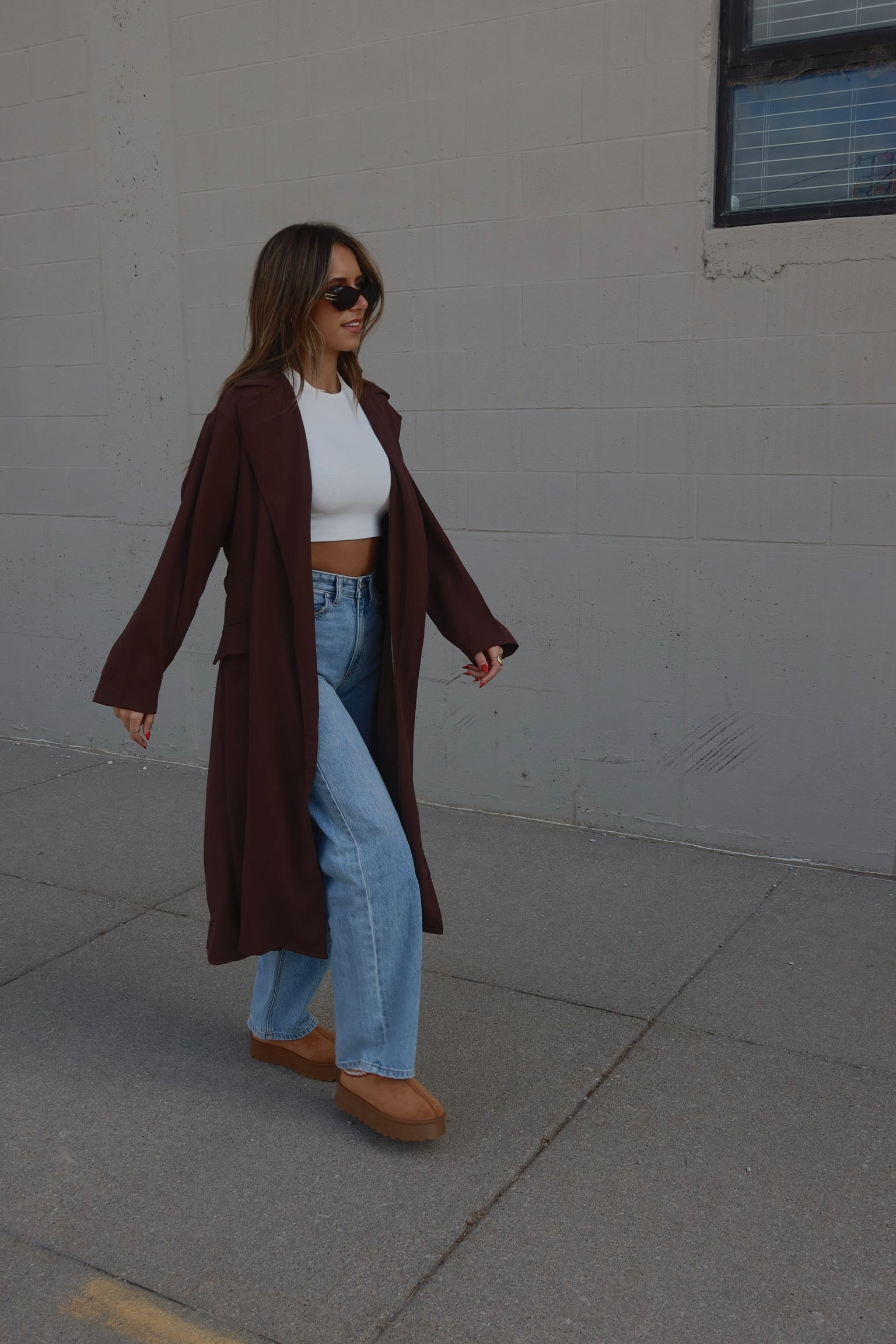 Kyleigh Duster Trench Coat