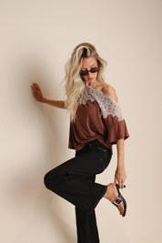 Phoebe Lace Off The Shouler Top