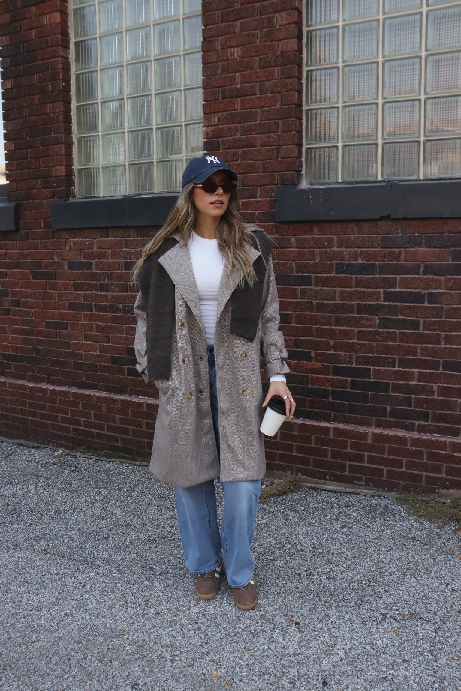 Ayla Herringbone Coat