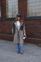 Ayla Herringbone Coat