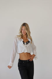 Tatum Layered Button Down Top