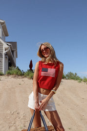 Liberty Flag Knit Tank