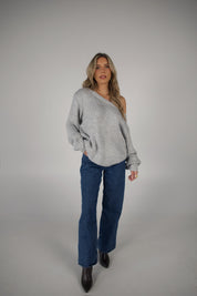 Brandy Off The Shoulder Sweater