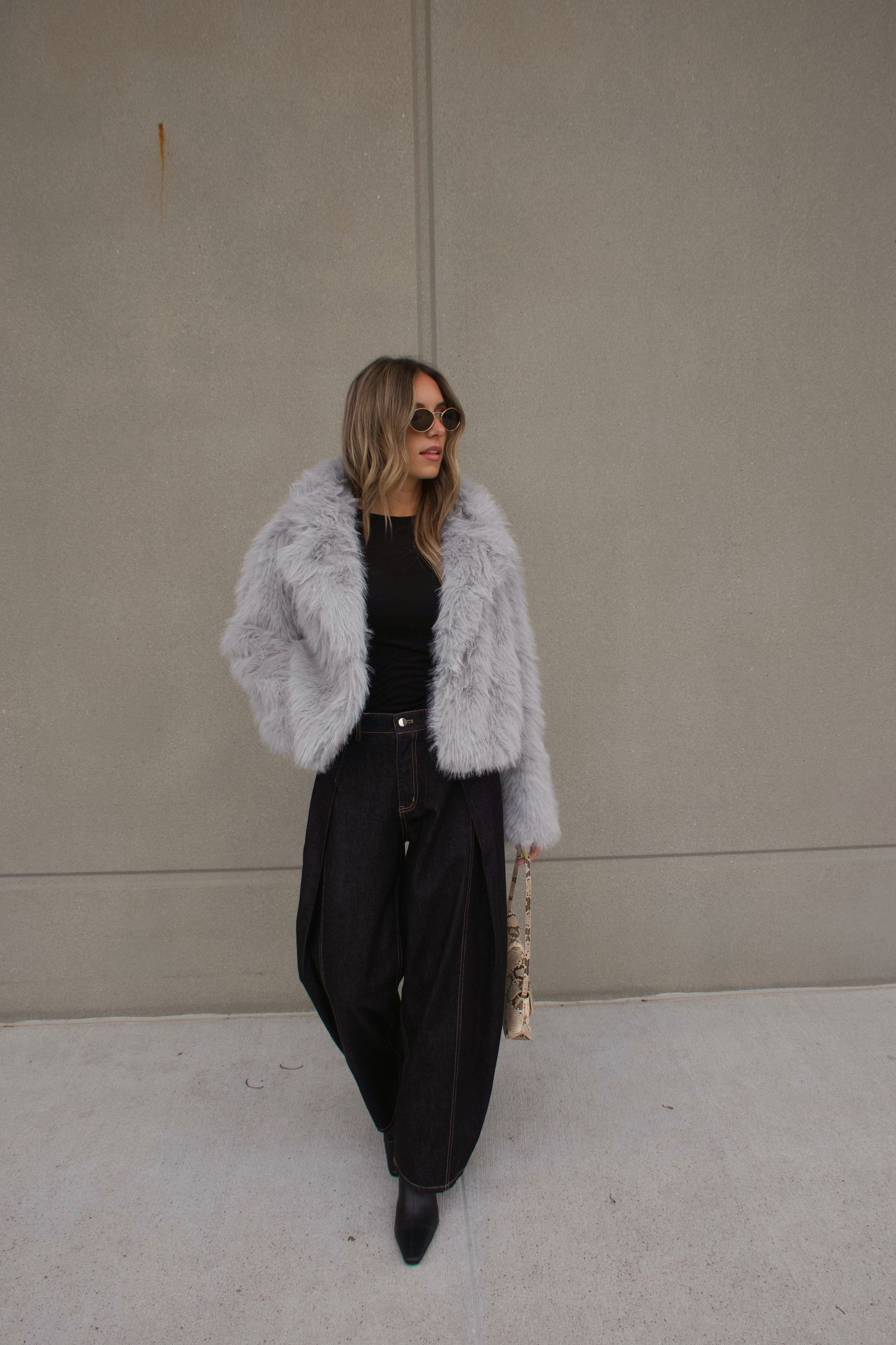 Prestyn Pleated Barrel Jean