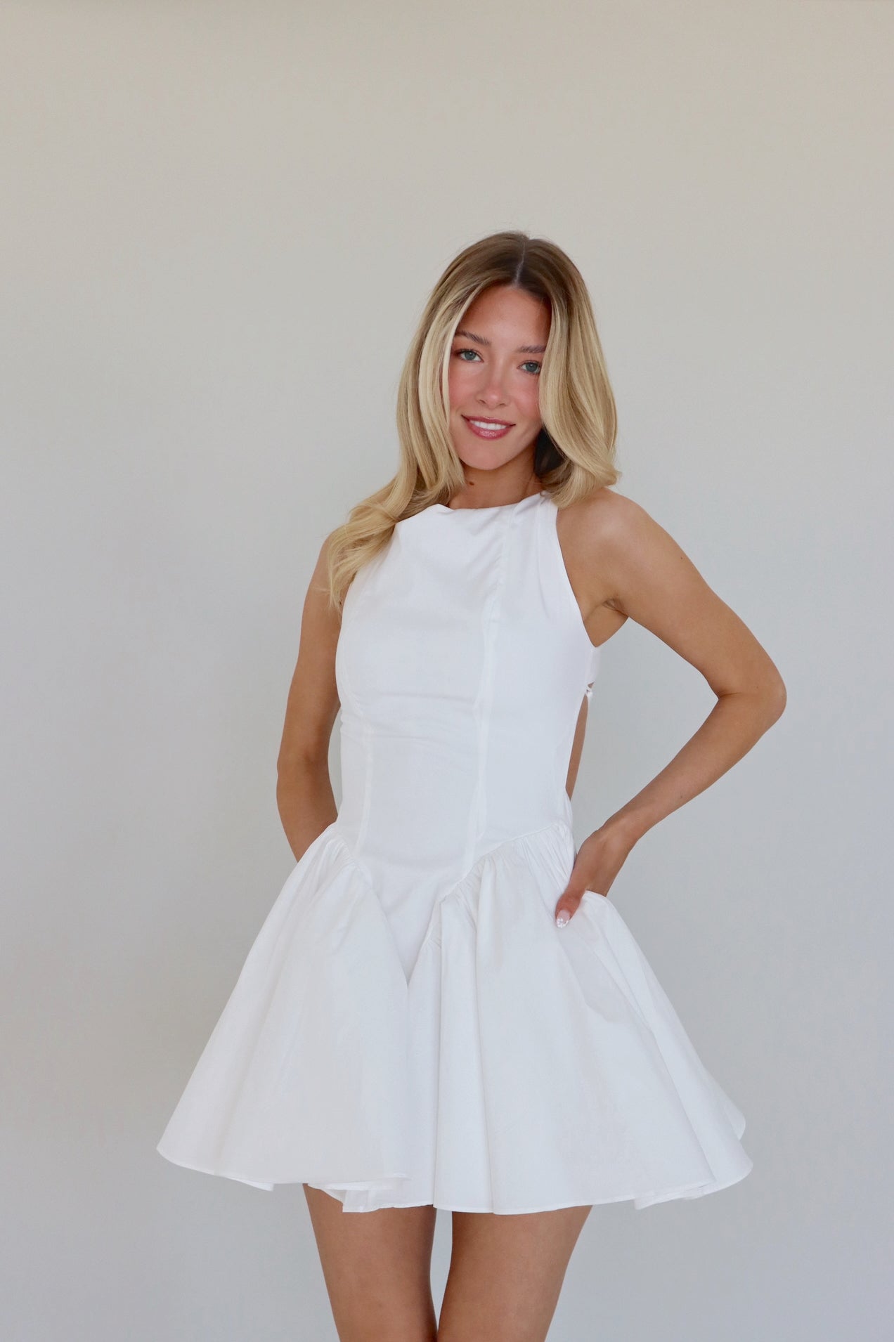 Kelby White Mini Dress