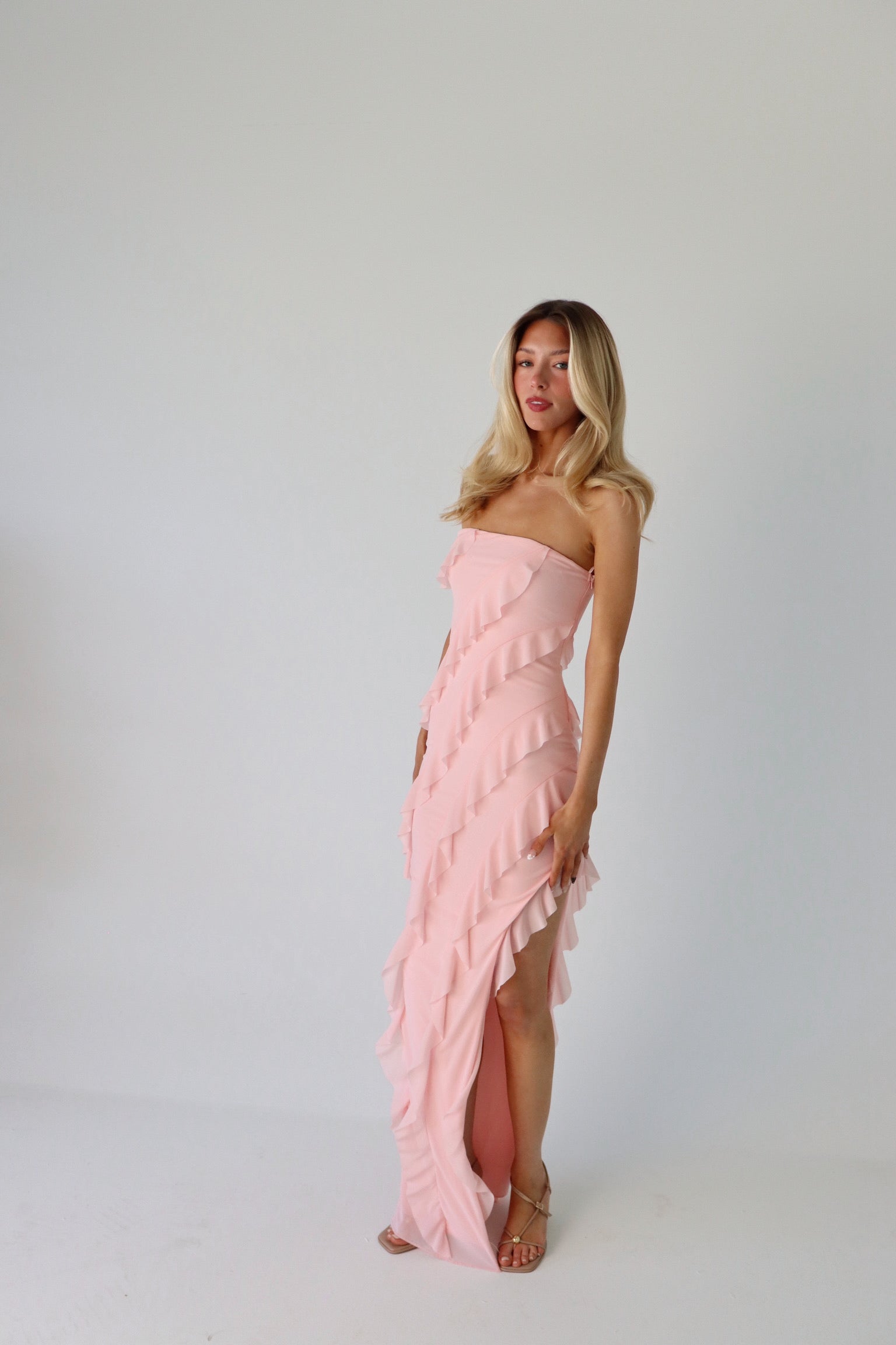 Ashlee Ruffle Maxi Dress
