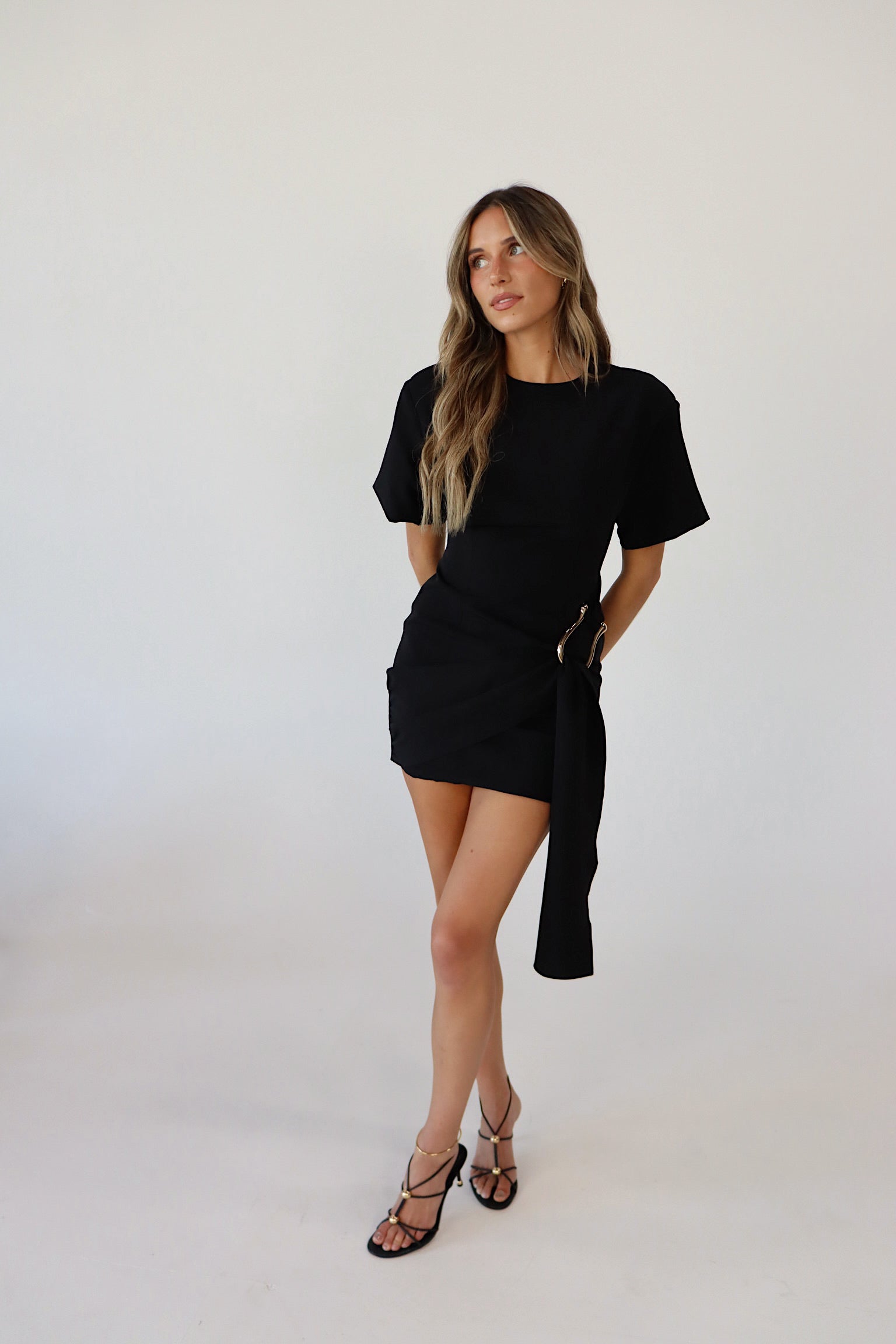 Vivianne Short Sleeve Mini Dress