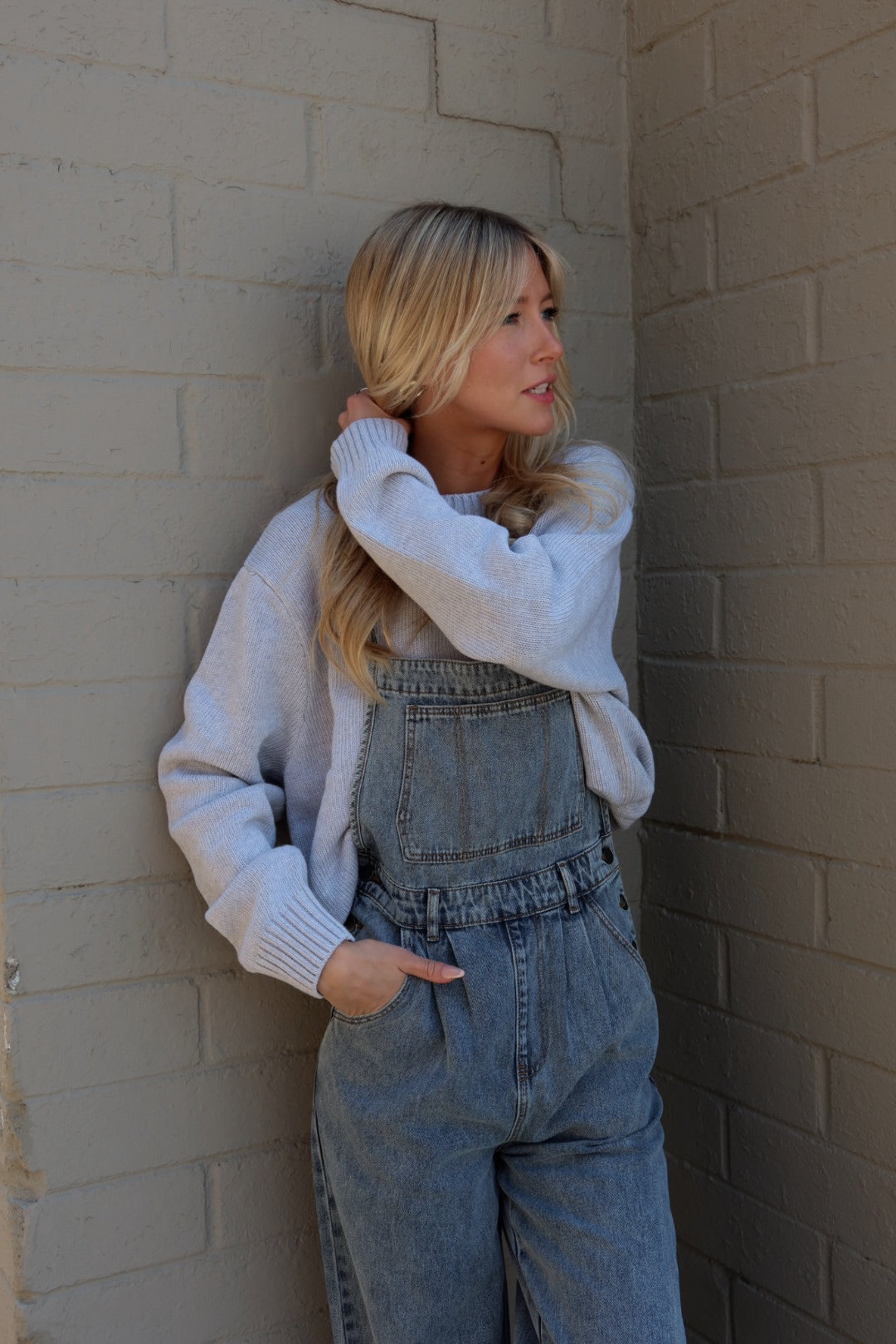 Denim  Tie Overalls