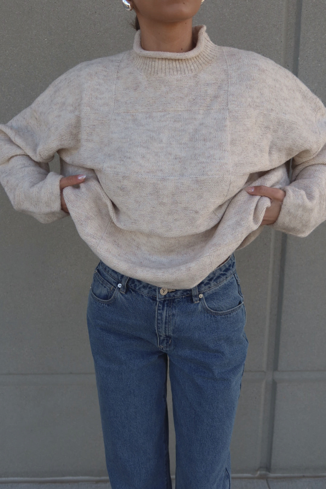 Ryleigh Mock Neck Sweater