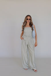 Delilah Pin Stripe Pant Set