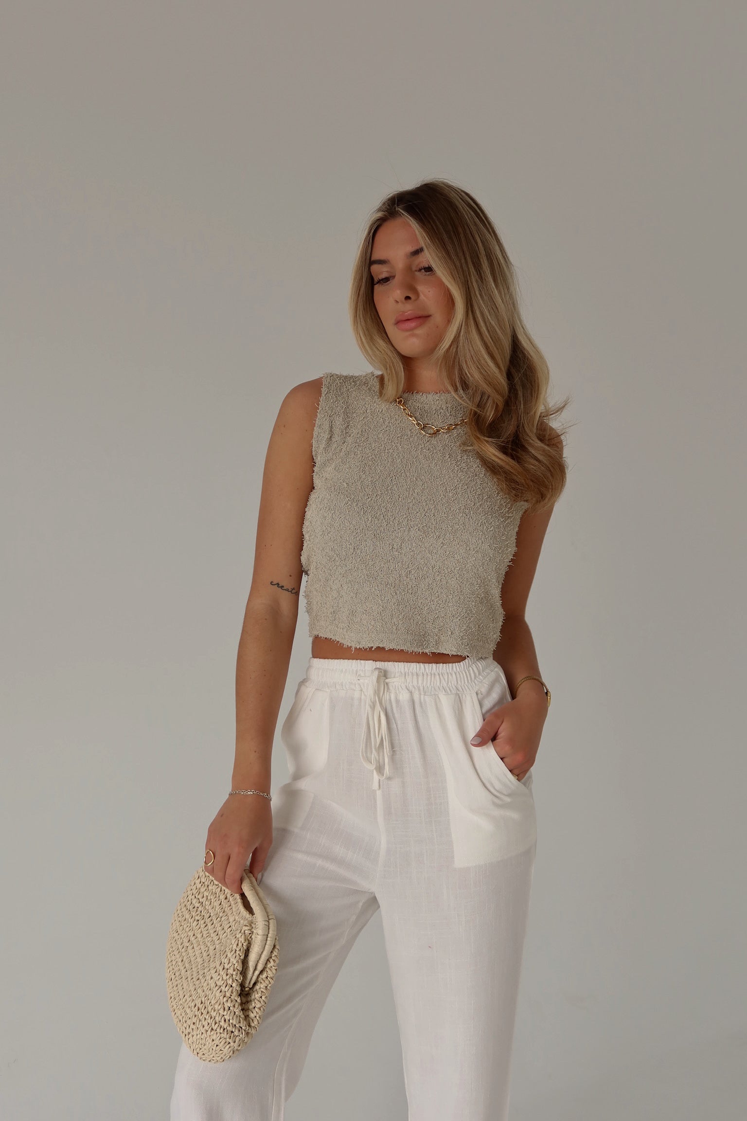 Lillie Twisted Back Top