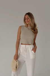 Lillie Twisted Back Top
