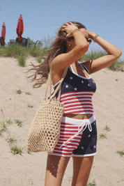 All American Knit Halter Top