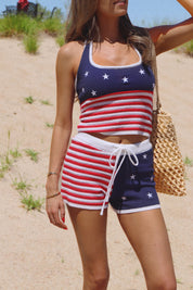 All American Knit Halter Top