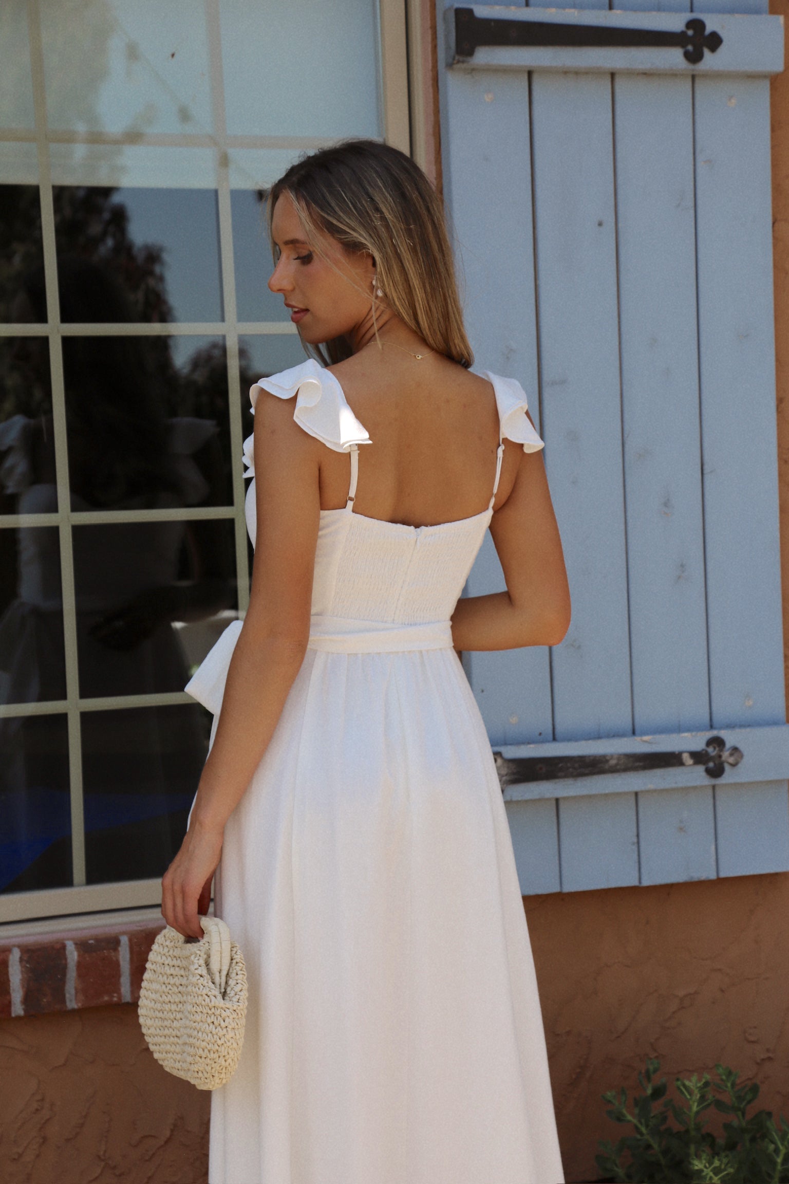 Inette Ivory Maxi Dress