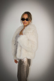 Snowfall Ivory Faux Fur Coat