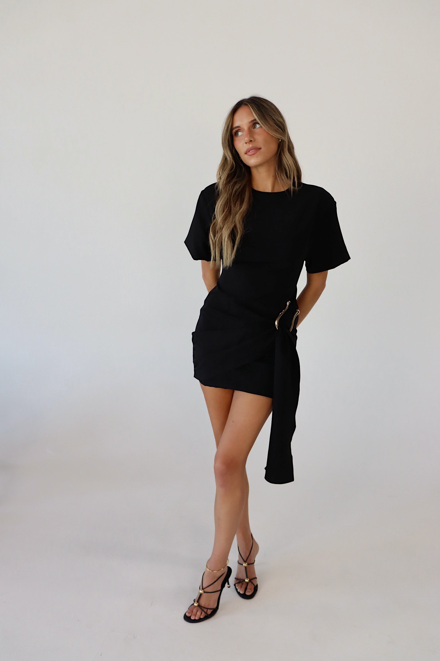 Vivianne Short Sleeve Mini Dress