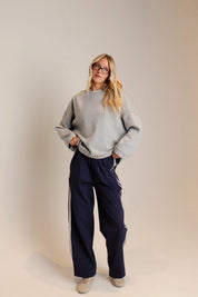 Blake Contrast Long Sleeve Top