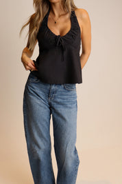 Arden Plaid Halter Top