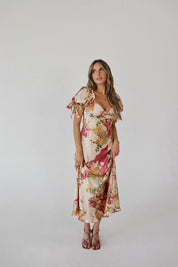 Paloma Patchwork Floral Maxi Dress