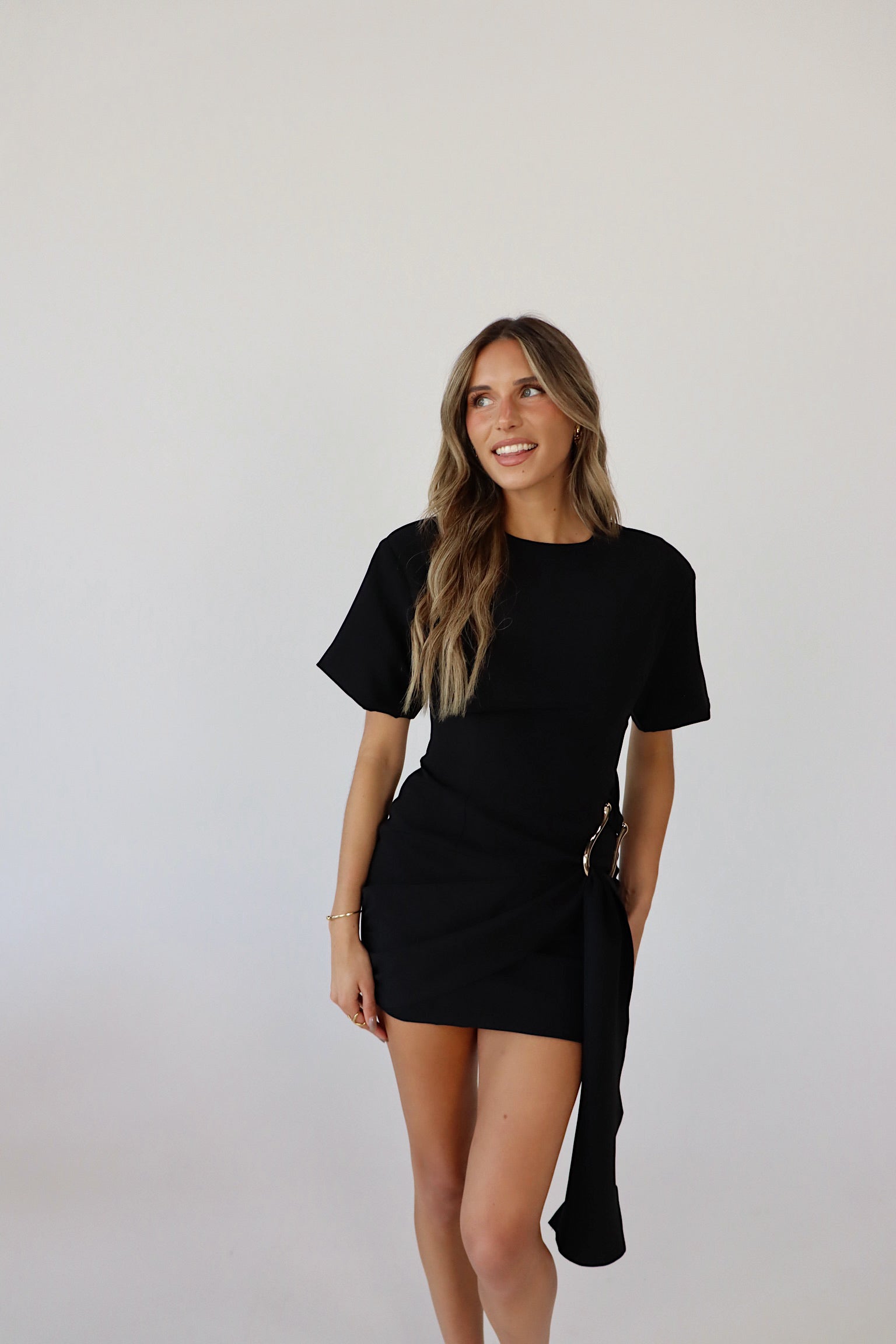 Vivianne Short Sleeve Mini Dress