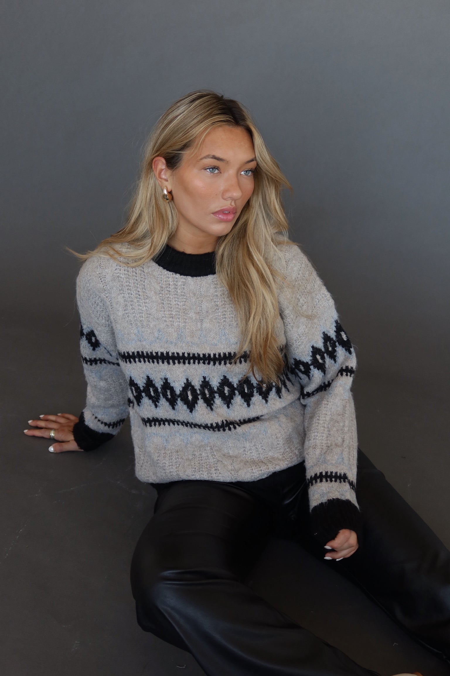 Maeva Cable Knit Sweater