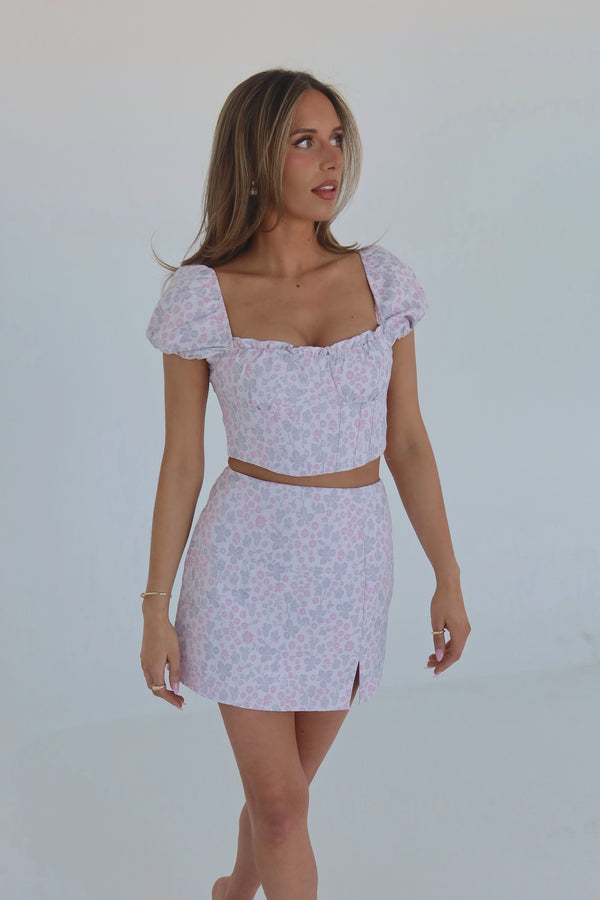 Giovanna Floral Mini Skirt