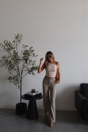 Jalynn Khaki Trousers