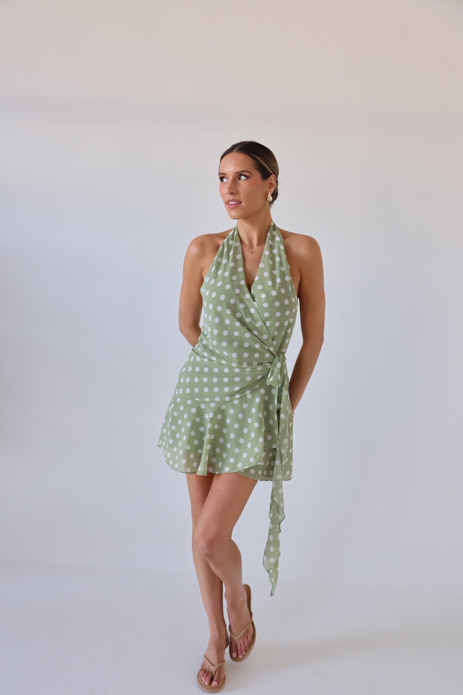 Lottie Polka Dot Mini Dress