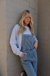 Denim  Tie Overalls