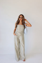 Delilah Pin Stripe Pant Set
