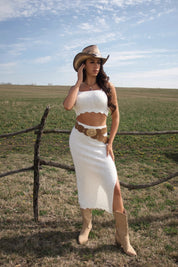 Lilah Knit Midi Skirt Set