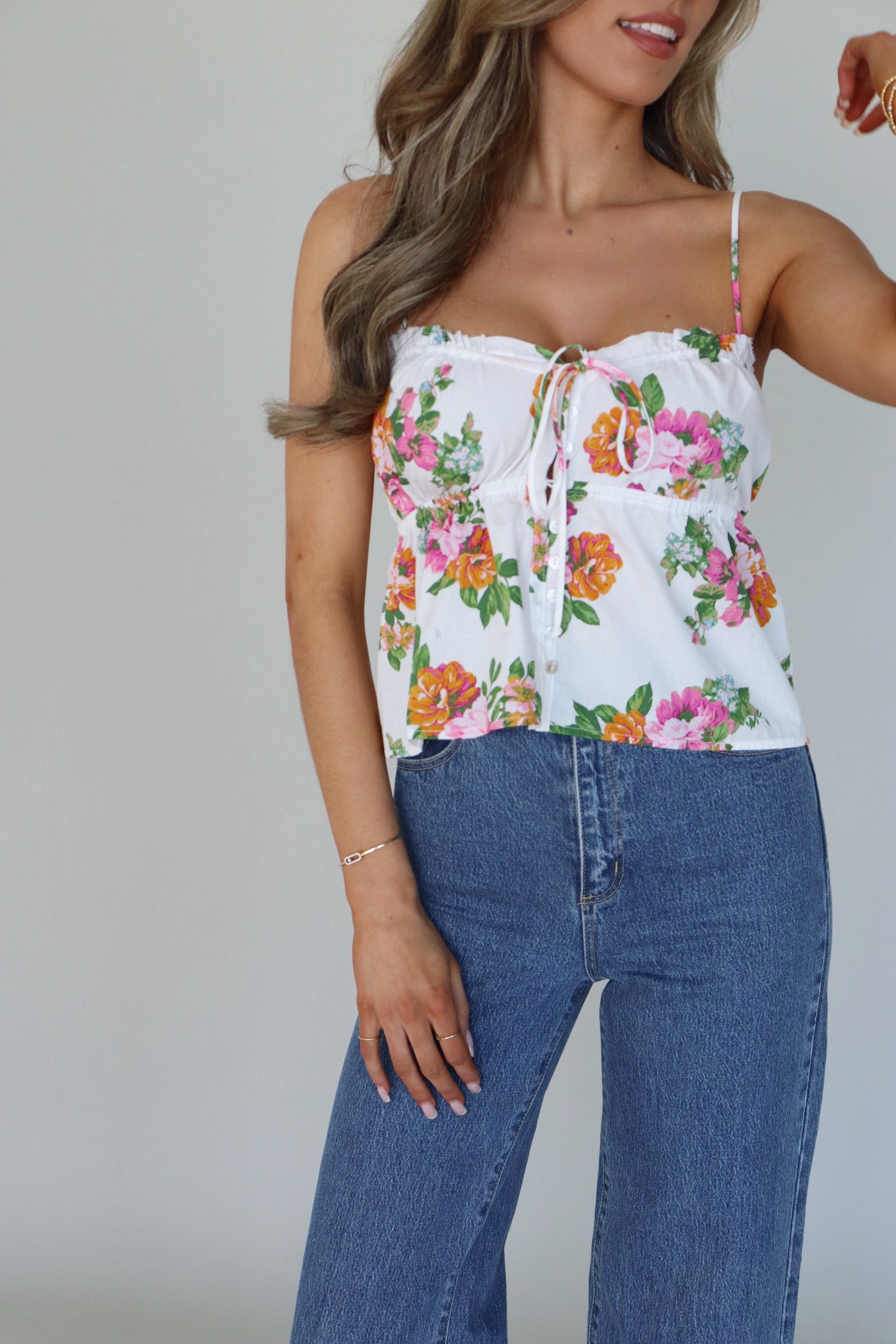 Monroe Floral Top