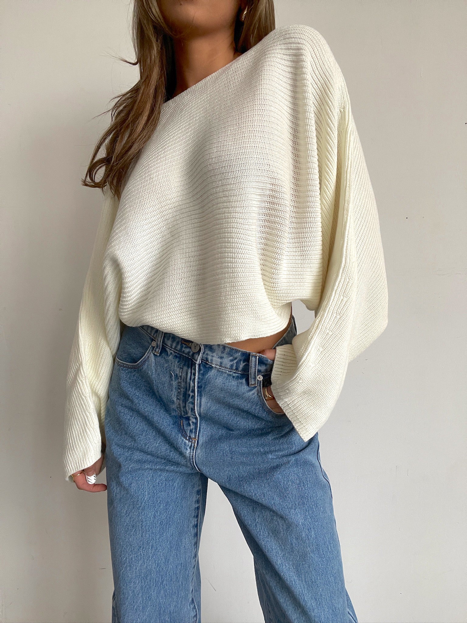 Kae Open Back Knit Sweater