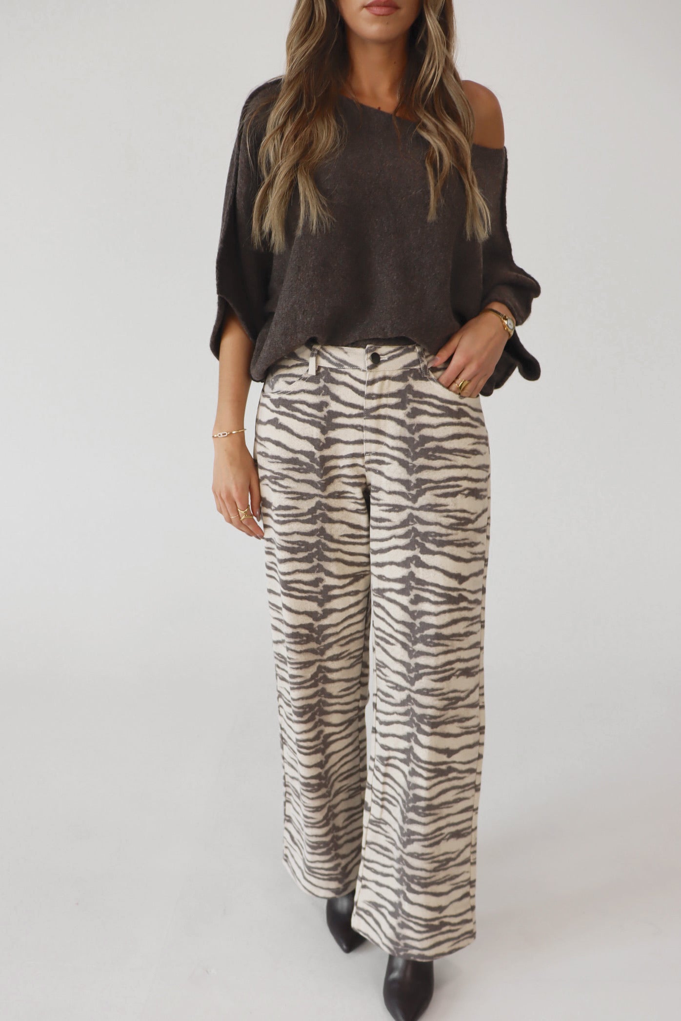 Malia One Shoulder Knit Top