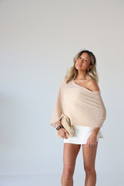 White Linen Blend Mini Skort