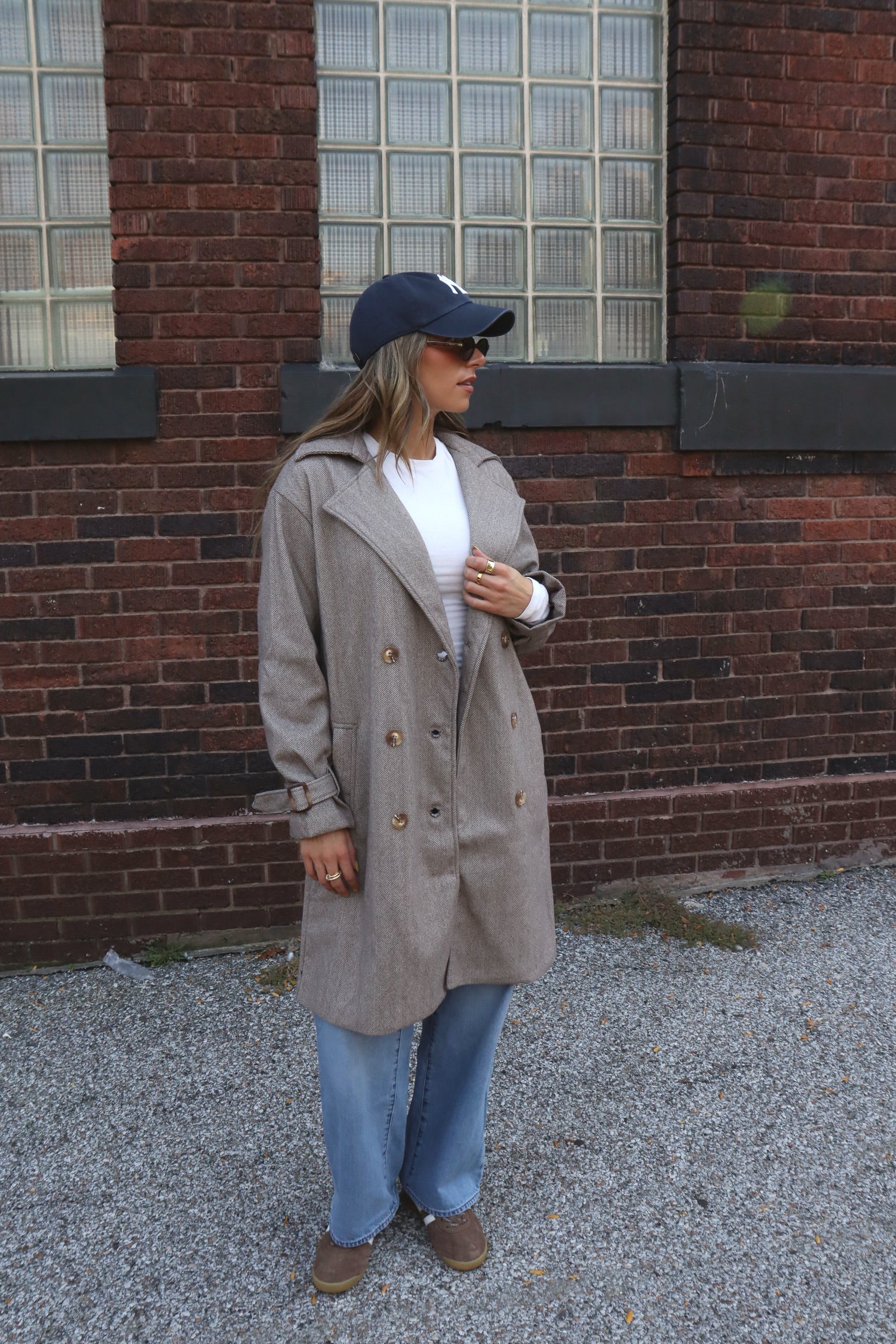 Ayla Herringbone Coat