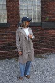 Ayla Herringbone Coat