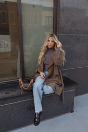 Urban Luxe Belted Trench