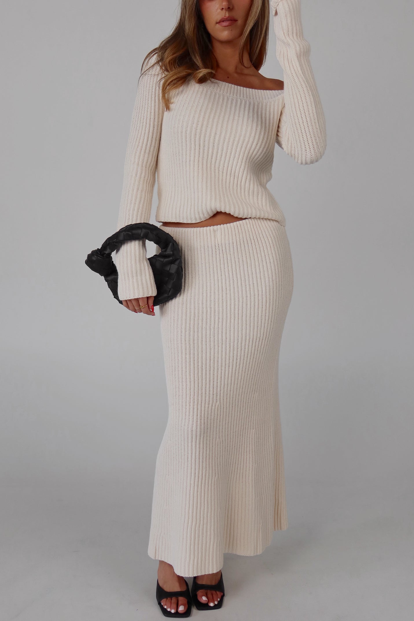 Kennedy Off Shoulder Knit Top