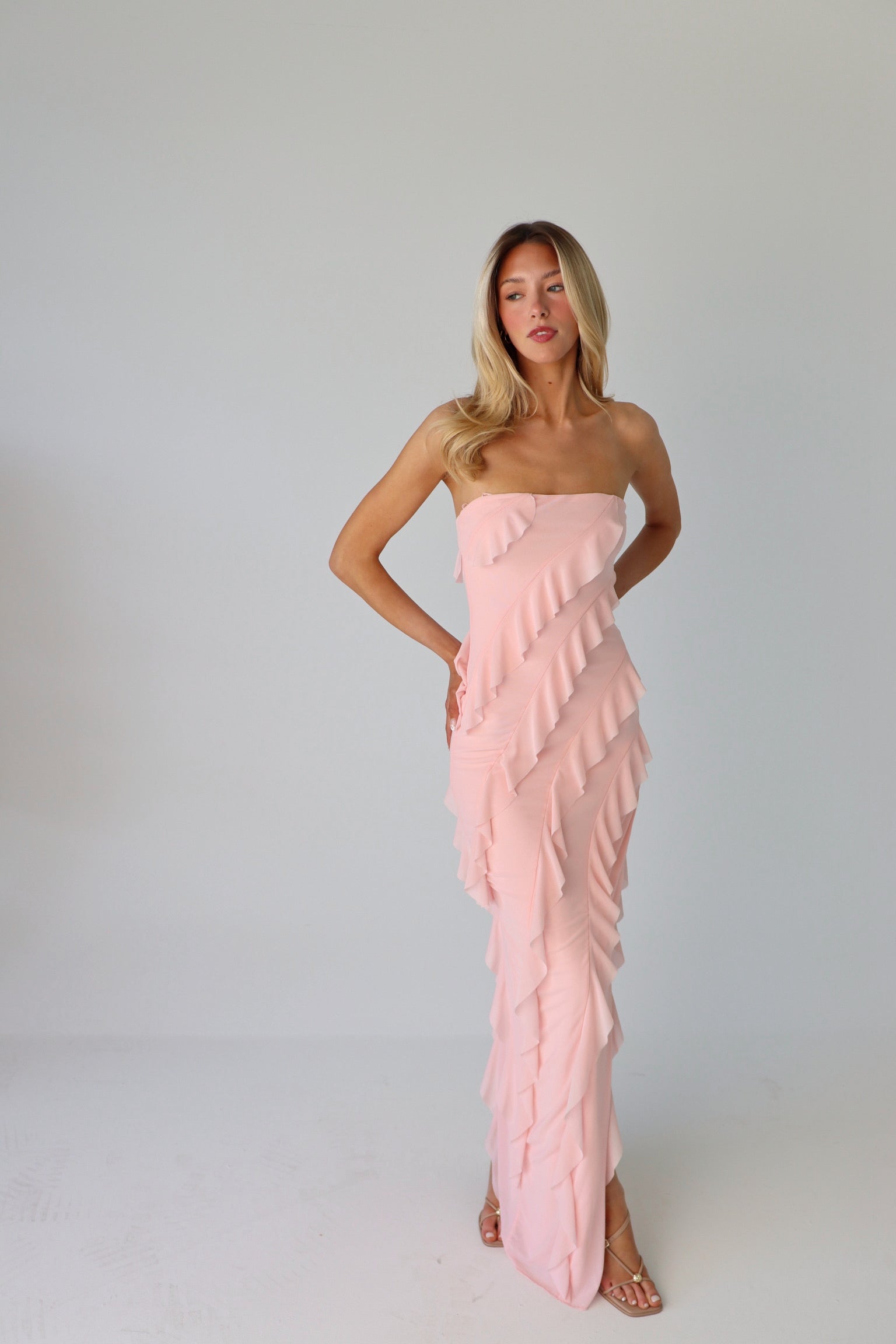 Ashlee Ruffle Maxi Dress