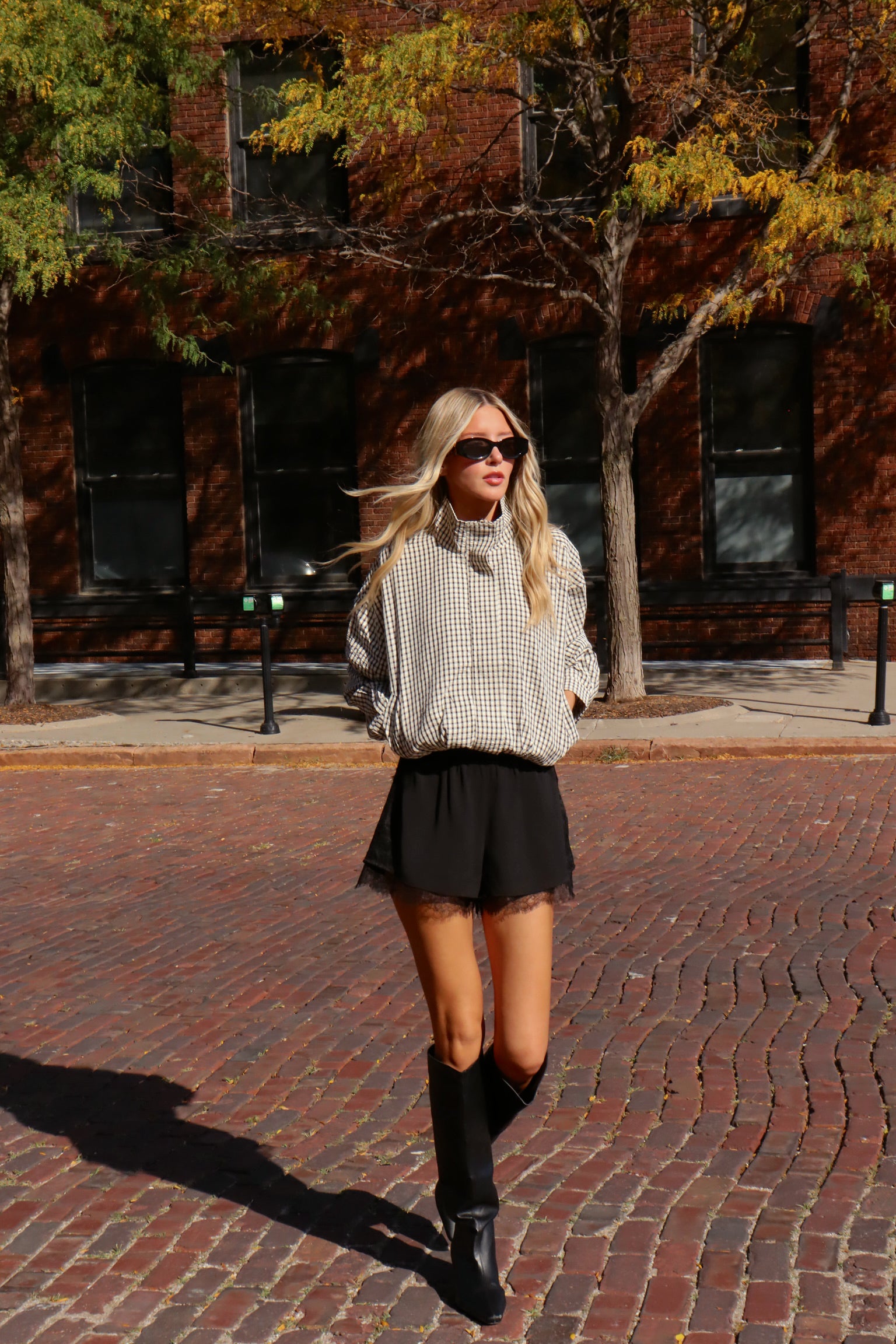 Ava Lace Trim Shorts