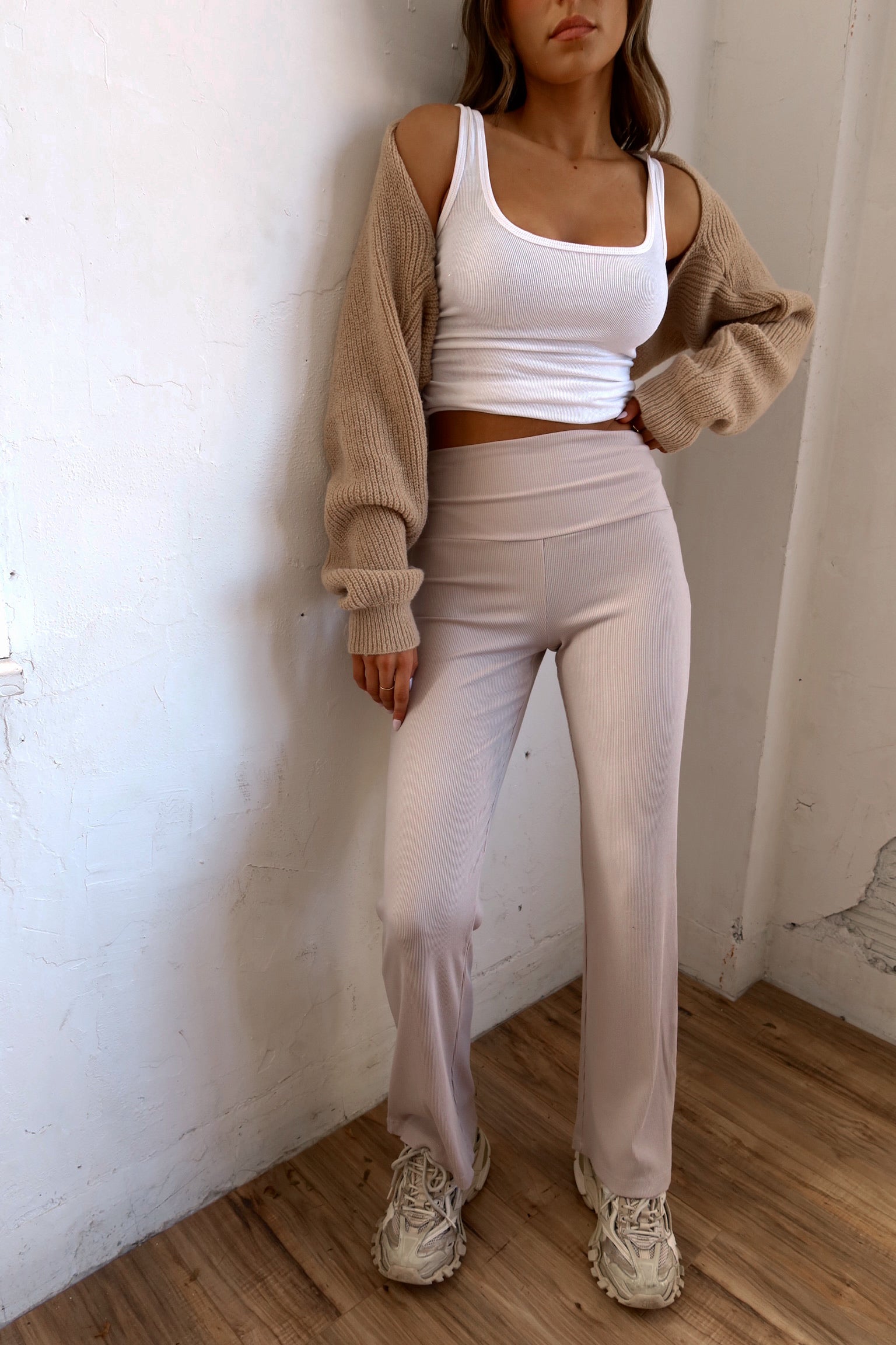 Piper High Waist Ribbed Pants