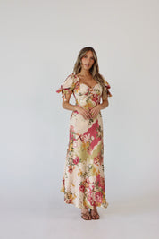Paloma Patchwork Floral Maxi Dress
