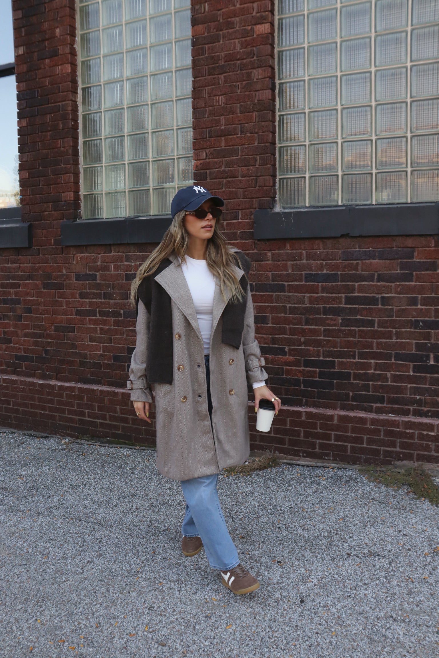 Ayla Herringbone Coat